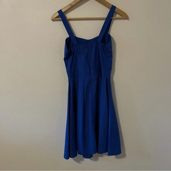 Lulu’s Coco Love Girlfriend Material Cobalt Blue Dress NWT-Small - Picture 3 of 9